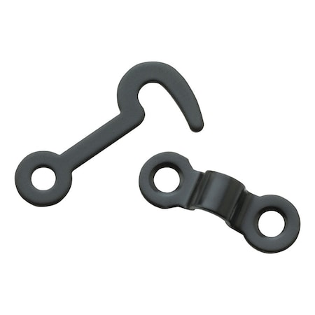 National Hardware National Hardware Oil Rubbed Bronze Steel Hook and Staple 2 pk N211-023